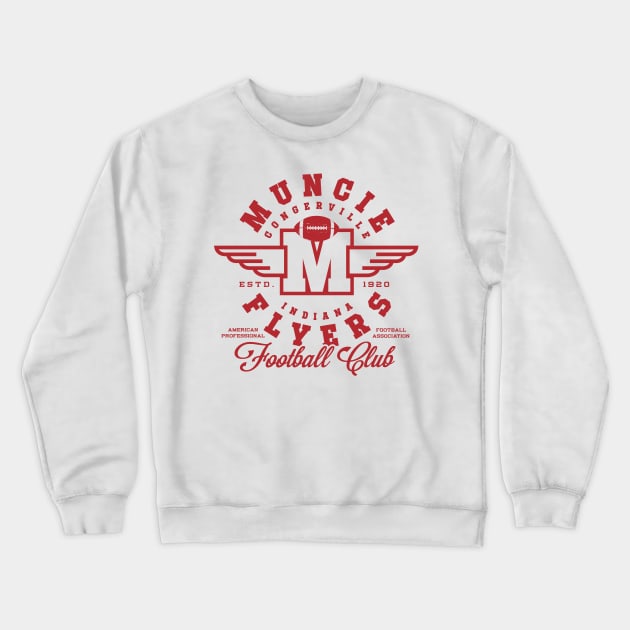 Muncie Congerville Flyers Crewneck Sweatshirt by MindsparkCreative